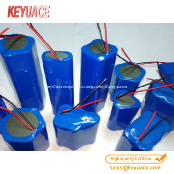Heat shrink tube for battery or capacitor pack